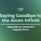 Goodbye Alcon Infiniti